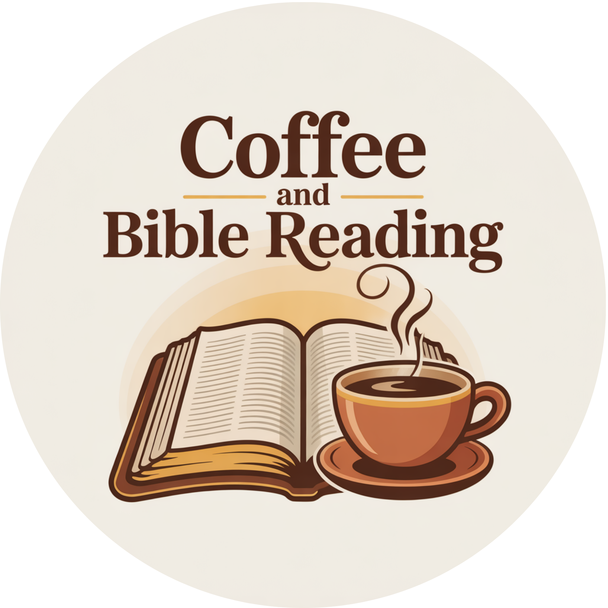 Coffee and Bible Reading Logo